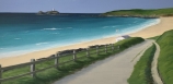 Geoff King - Path to Godrevy - Cornwall